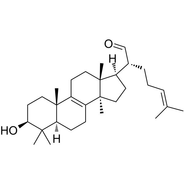 3β-Hydroxylanosta-8,24-dien-21-al 96574-03-7